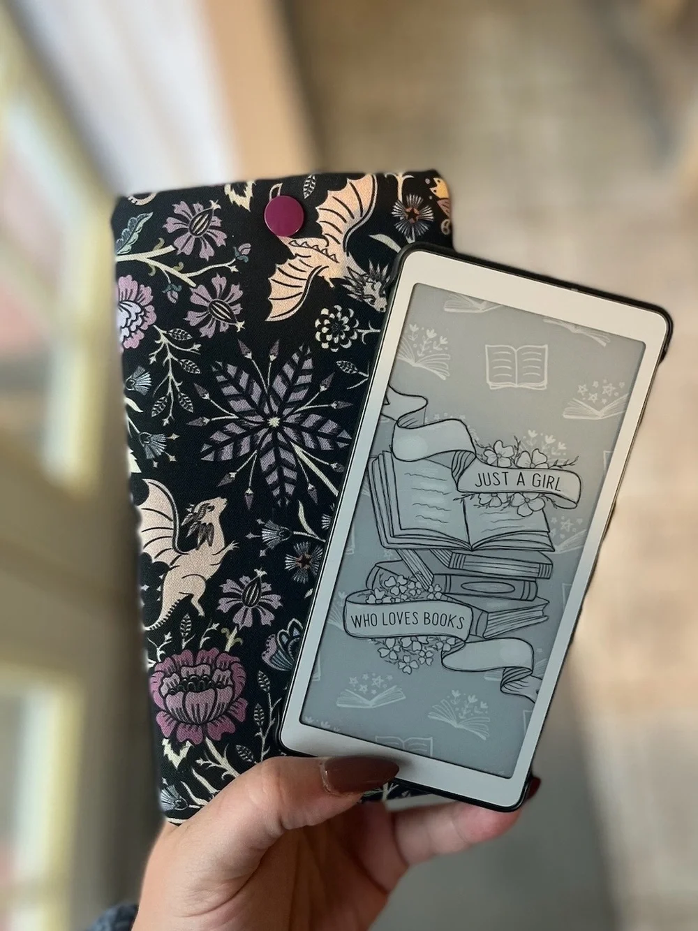 Viwoods mini ereader + sleeve